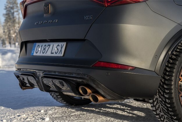 CUPRA Formentor VZ5 probo sus capacidades en las condiciones extremas del Círculo Polar Ártico