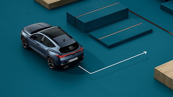 CUPRA Ateca con asistente de estacionamiento y Asistente de punto ciego