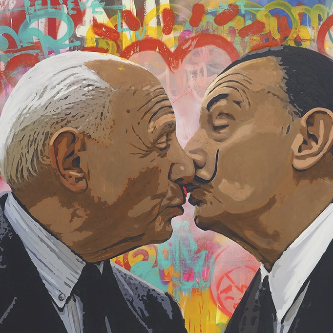 CUPRA City Garage Madrid presenta Besos Prohibidos: el arte urbano de TVBOY como manifiesto de libertad y diversidad