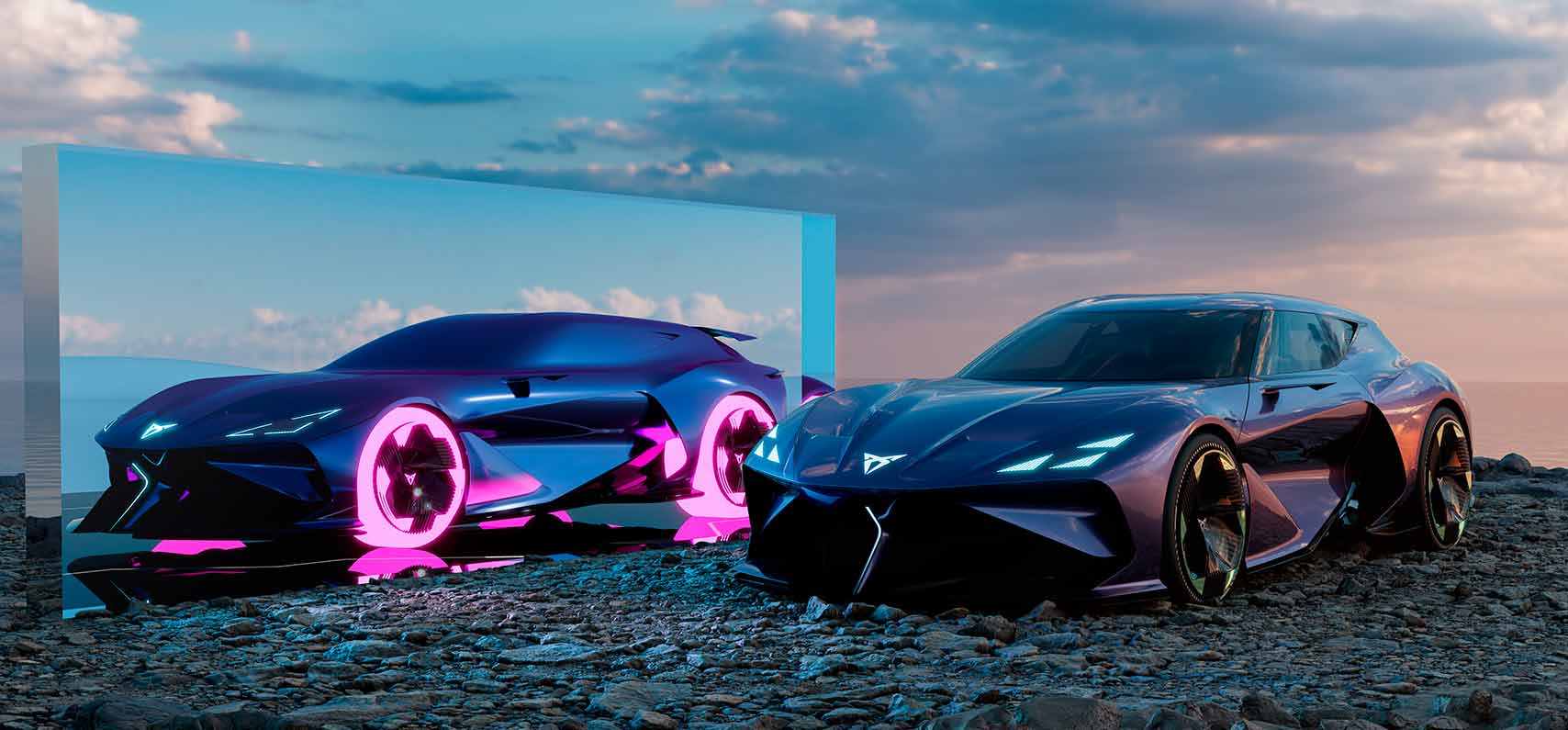 A través de una experiencia inmersiva en el Hyper Configurator, los usuarios pueden influir en el futuro diseño de la versión física de CUPRA DarkRebel