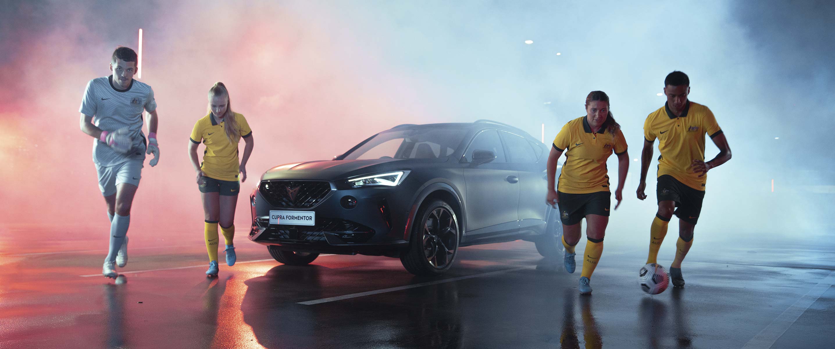 CUPRA: Socio automovilístico oficial de los Socceroos y del Commonwealth Bank Matildas