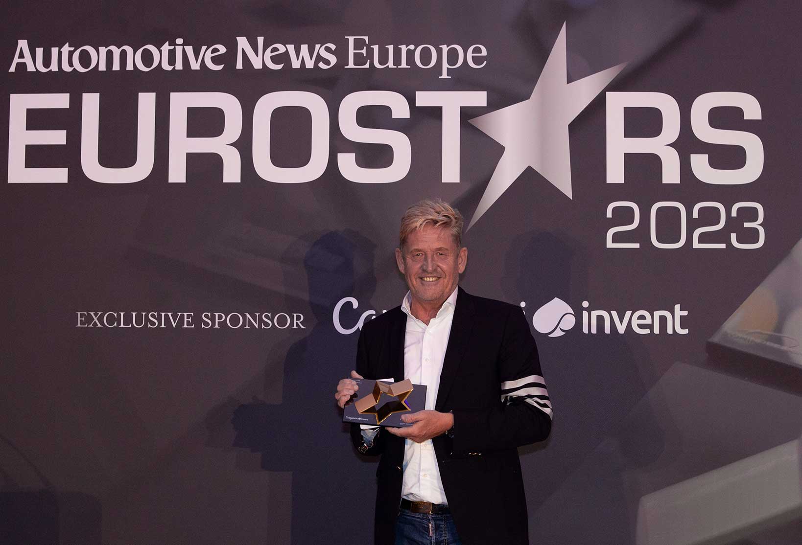 Wayne Griffiths, premiado como Car Division CEO del Año en los Premios Eurostars 2023