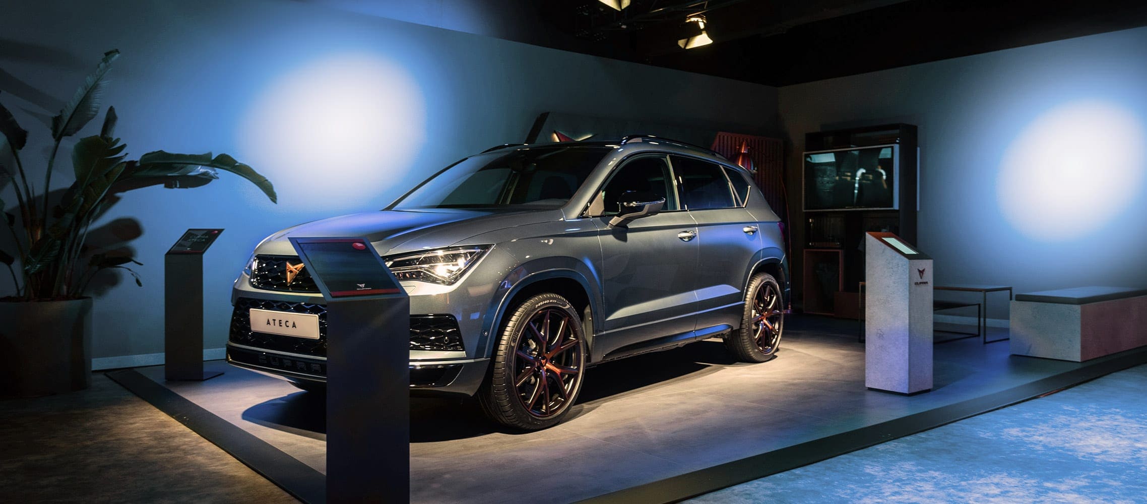 CUPRA Ateca at the showroom